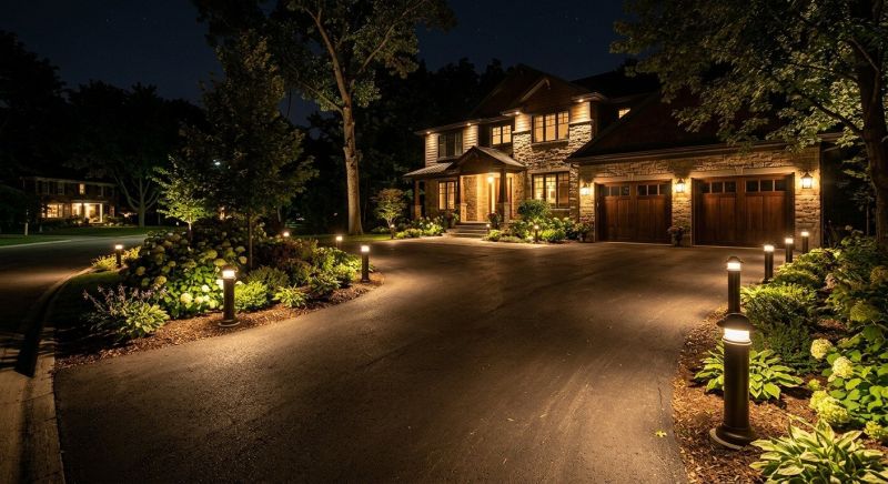 Driveway Lighting Installation in Kansas City, MO