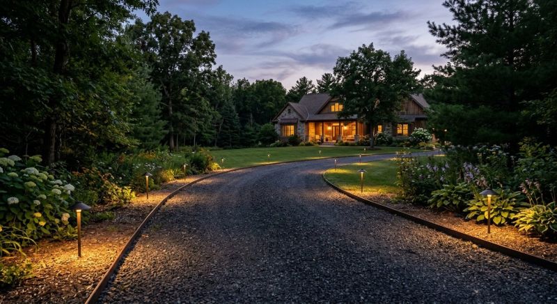 Driveway Lighting Installation in Overland Park, KS