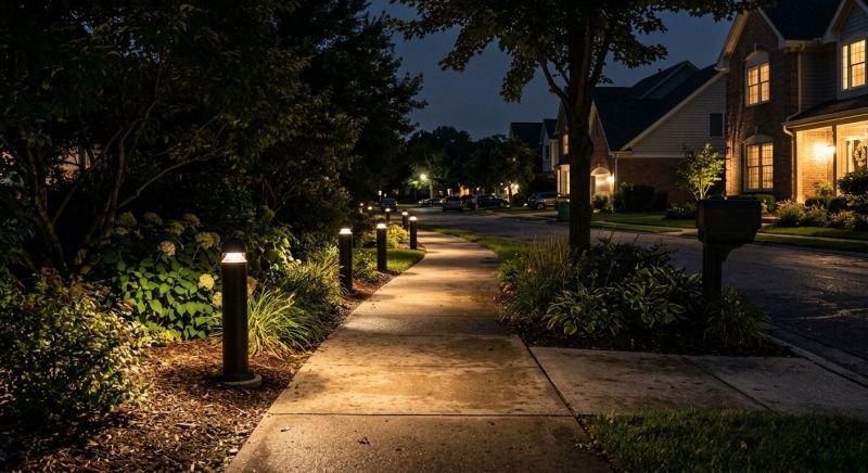 Sidewalk Lighting Installation in Denver County, CO