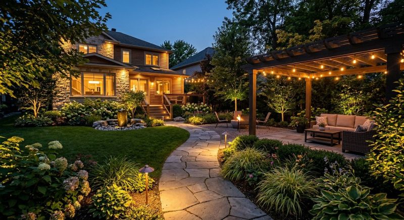 Courtyard Light Installation in Denver, CO