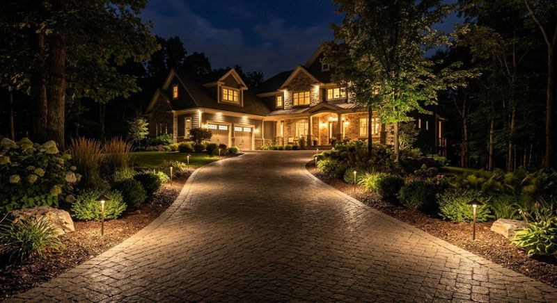 Driveway Lighting Installation in Kansas City, MO