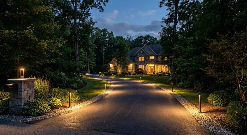 Driveway Lighting Installation in Kansas City, KS