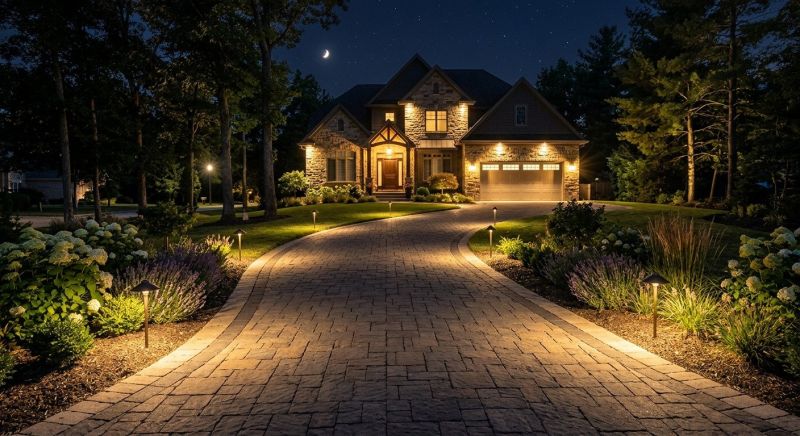 Driveway Lighting Installation in Denver County, CO