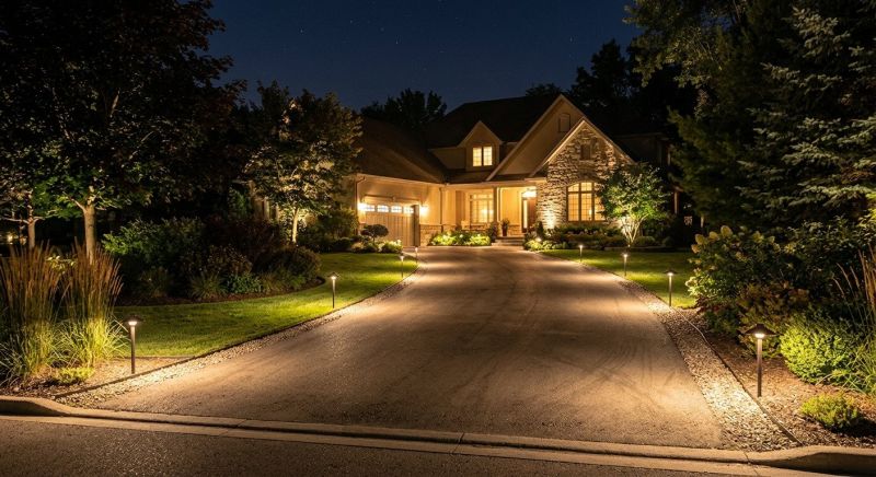 Driveway Lighting Installation in Orem, UT