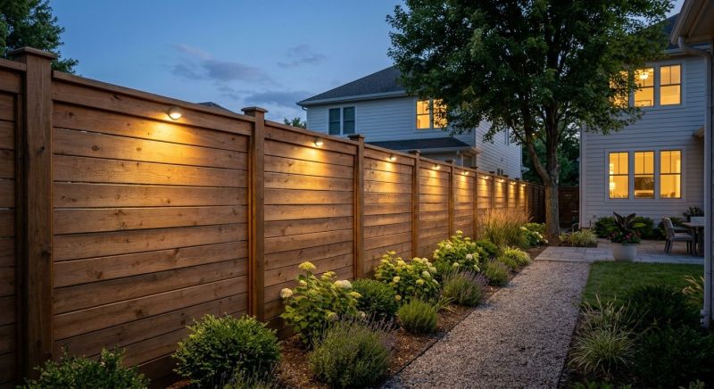 Fence Lighting Installation in Pasadena, CA