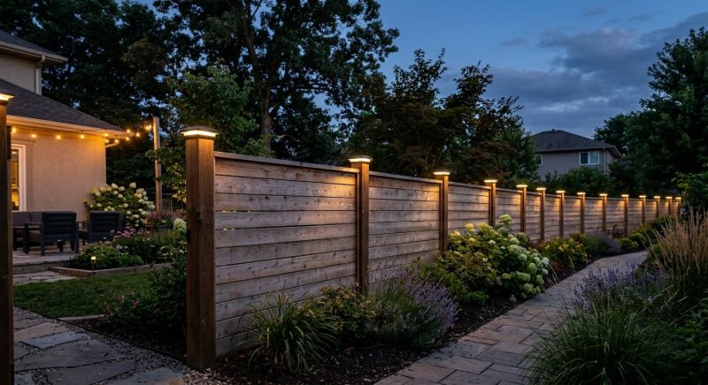 Fence Lighting Installation in Pasadena, CA