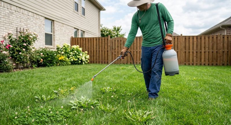 Lawn Herbicide Treatment in Rockwall, TX