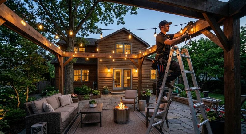 Patio Lights Installation in Honolulu, HI