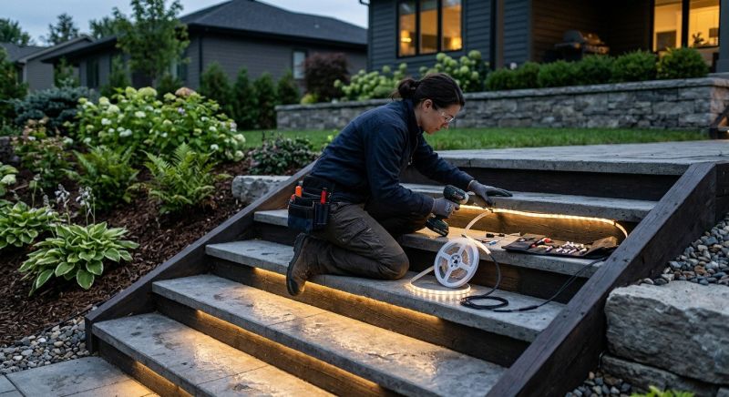 Step Lighting Installation in Prescott Valley, AZ